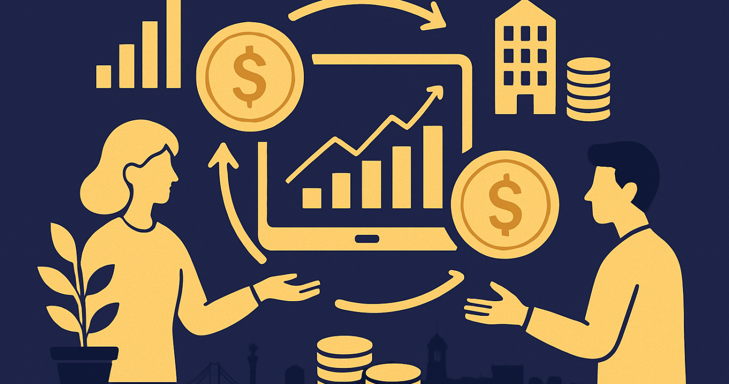 Ilustração sobre P2P lending em Portugal