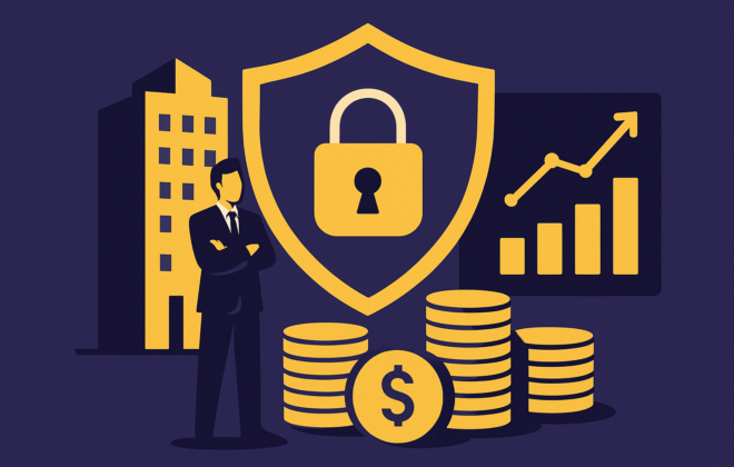 Ilustração sobre crédito a empresas com garantia no P2P