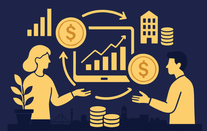 Ilustração sobre P2P lending em Portugal
